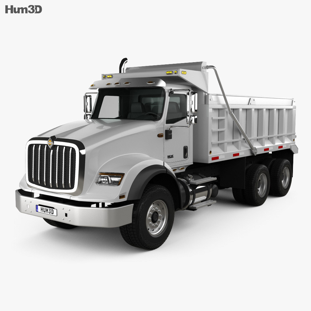 International HX615 Camion Benne 2020 Modèle 3d