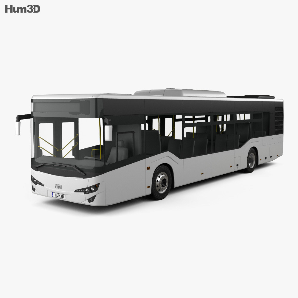 Isuzu Citiport Ônibus 2015 Modelo 3d