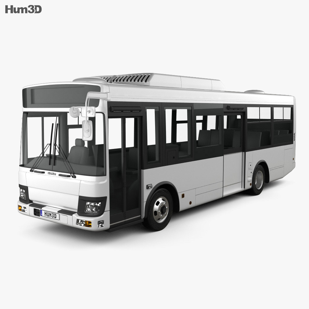 Isuzu Erga Mio L1 버스 2019 3D 모델 