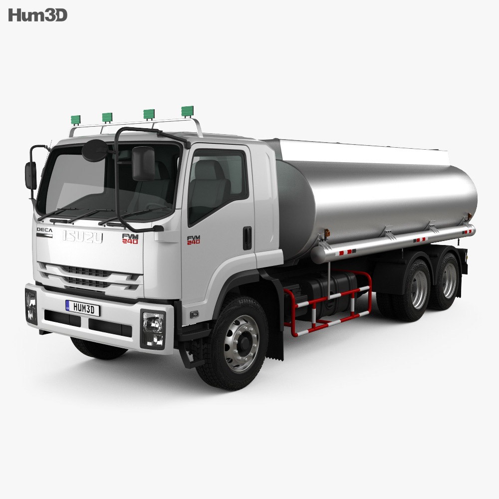Isuzu FVM Tanker Truck 2021 3d model