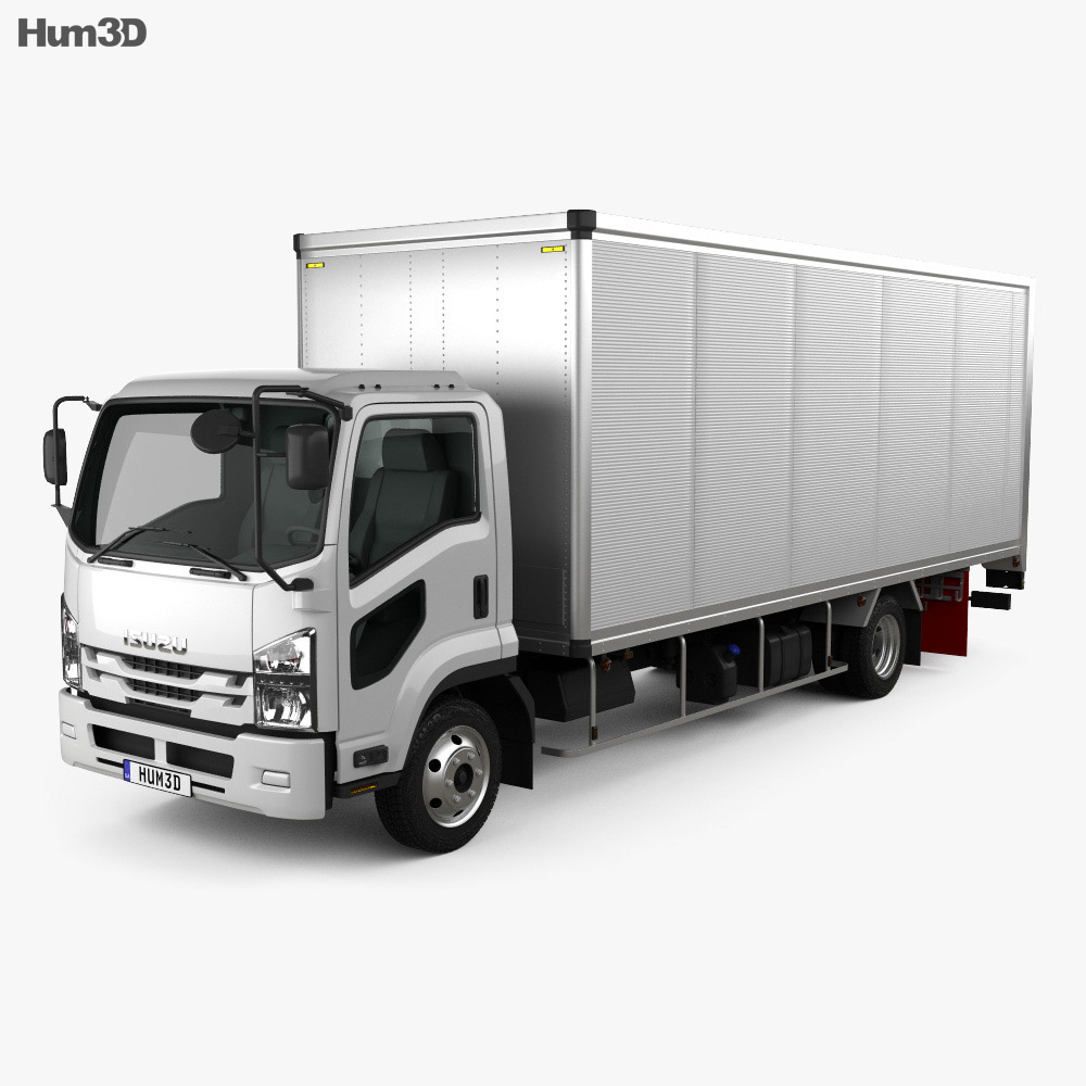 Isuzu Forward 箱式卡车 2021 3D模型