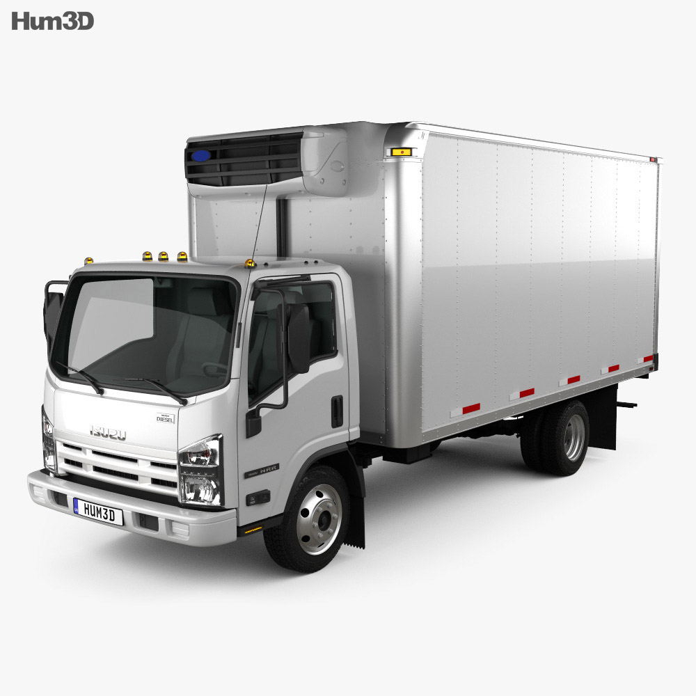 Isuzu NRR Camion frigorifique 2017 Modèle 3d