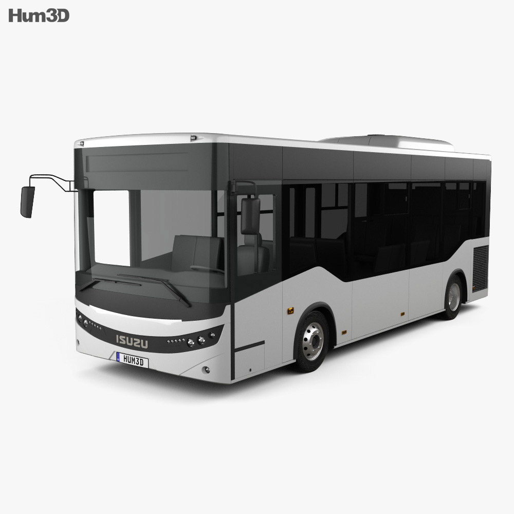 Isuzu Novociti Life Autobus 2018 Modèle 3d