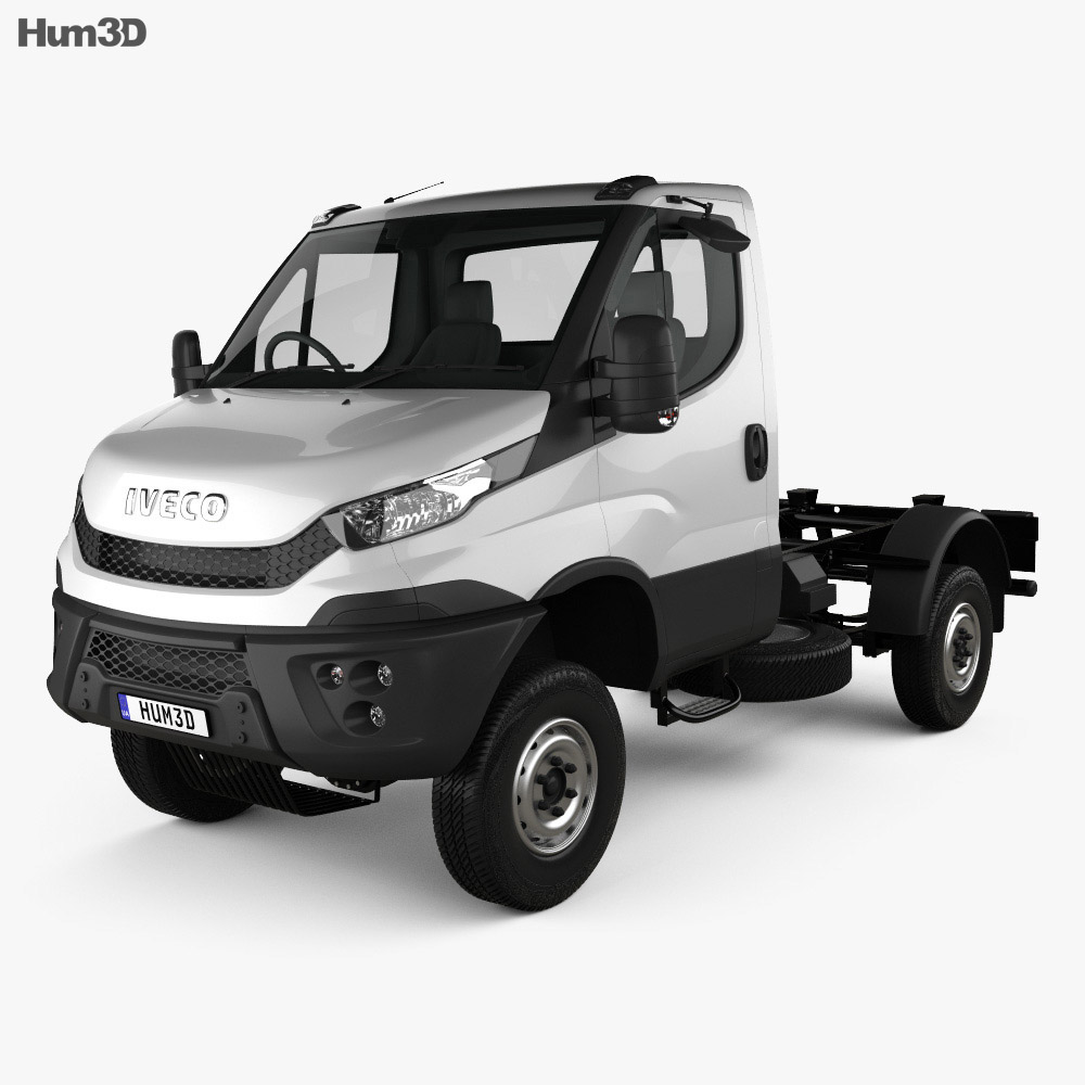 Iveco Daily 4x4 シングルキャブ Chassis 2020 3Dモデル