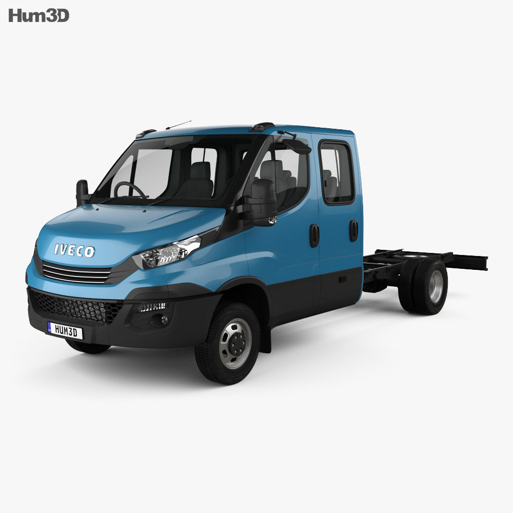 Iveco Daily Dual Cab Chassis 2020 3D 모델 