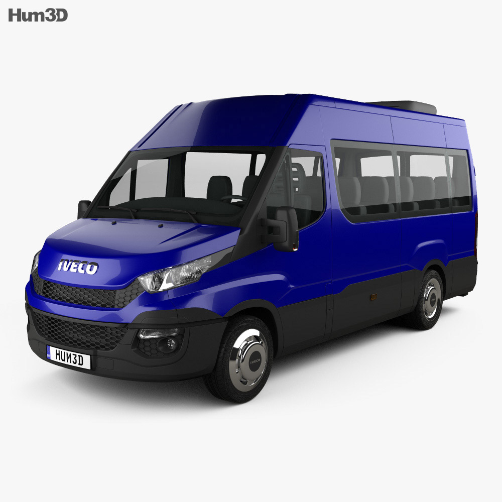 Iveco Daily Passenger Van 2014 3d model
