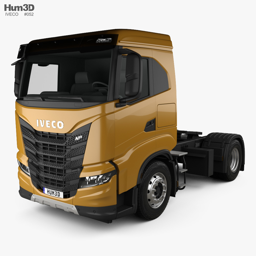Iveco X-Way 트랙터 트럭 2023 3D 모델 