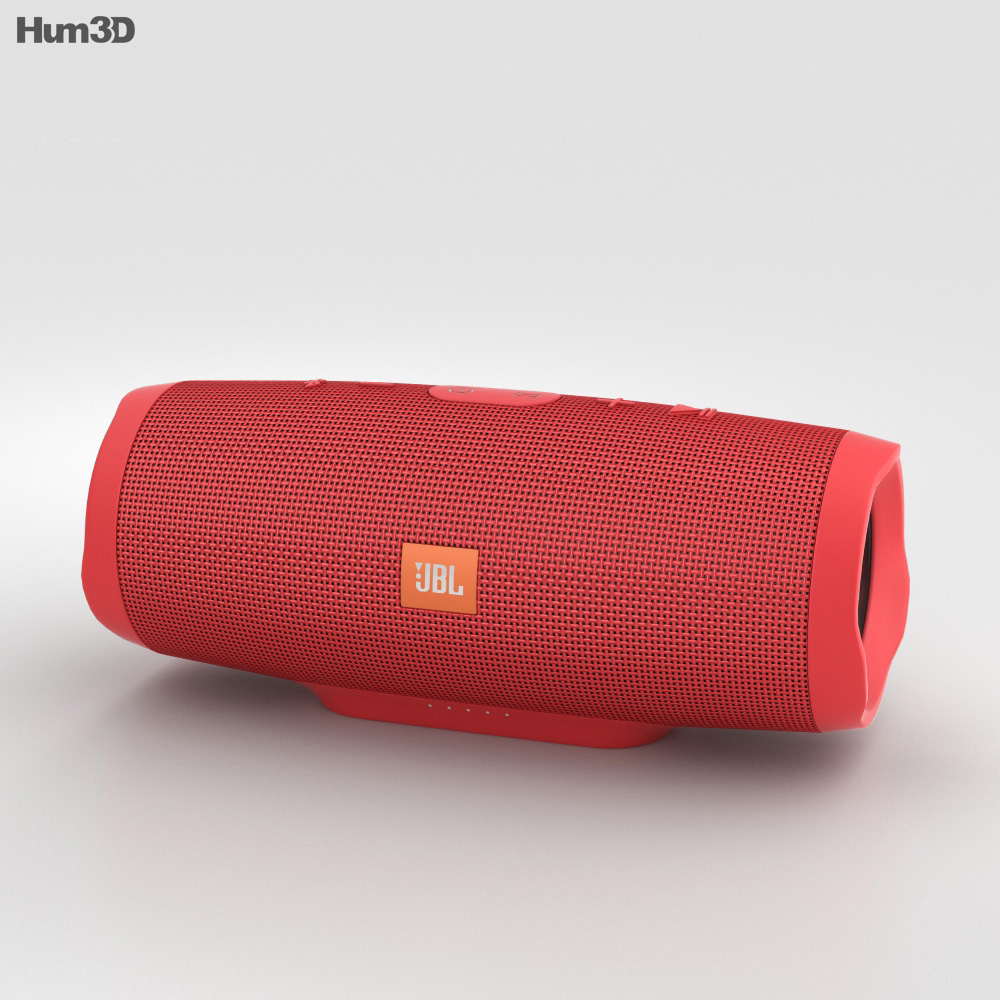 JBL Charge 3 Red 3D 모델 