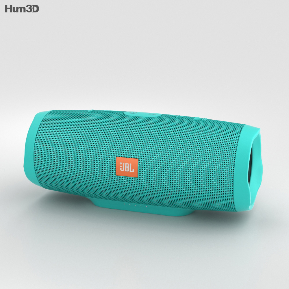 JBL Charge 3 Teal 3D 모델 