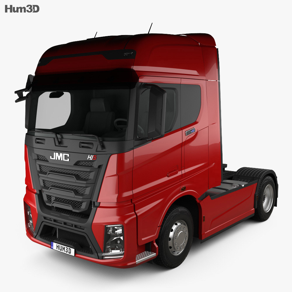 JMC Weilong HV5 Camion Tracteur 2021 Modèle 3d