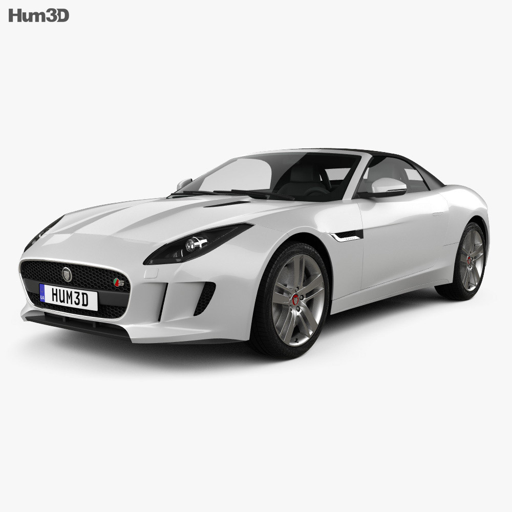 Jaguar F-Type S 敞篷车 2016 3D模型