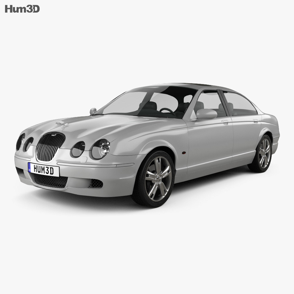 Jaguar S-Type 2008 3D модель