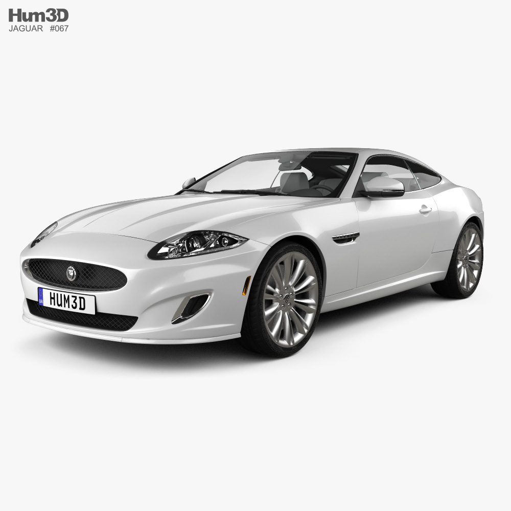 Jaguar XK クーペ HQインテリアと 2014 3Dモデル