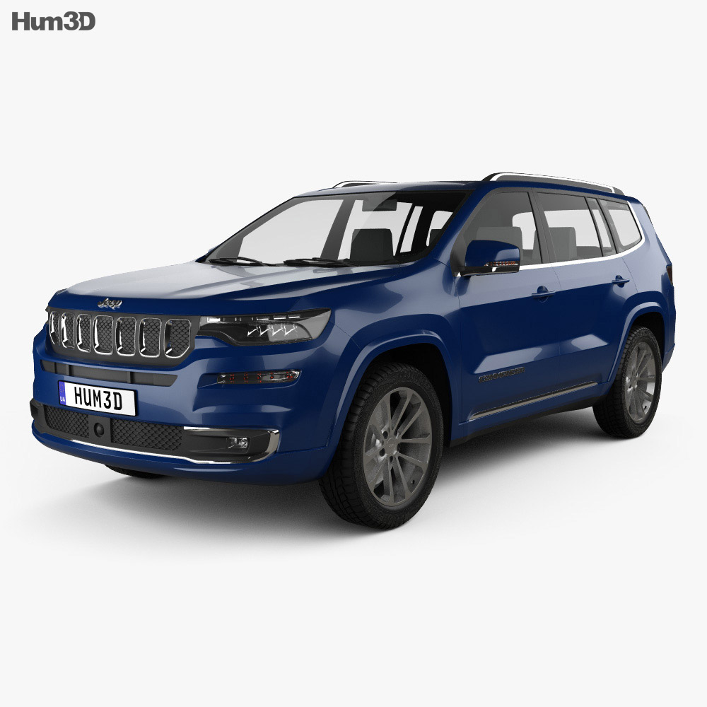 Jeep Commander Limited 2021 3D-Modell
