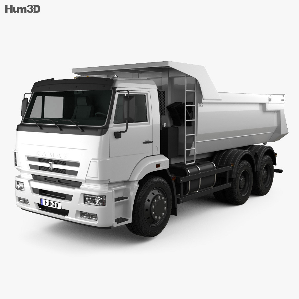 Kamaz 6520 Tipper Truck 2016 3d model