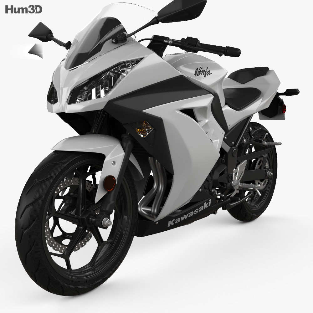 Kawasaki Ninja 300 2014 3D模型