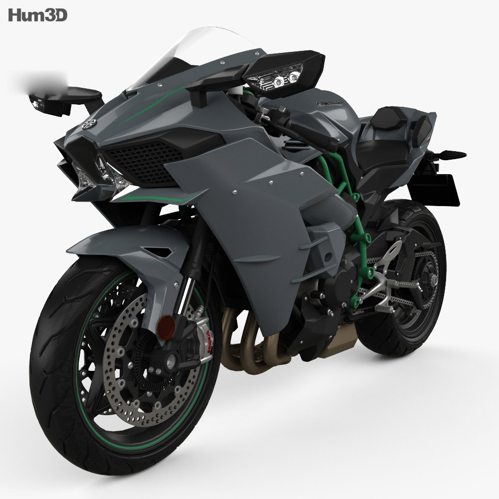 Kawasaki Ninja H2 2015 Modello 3D