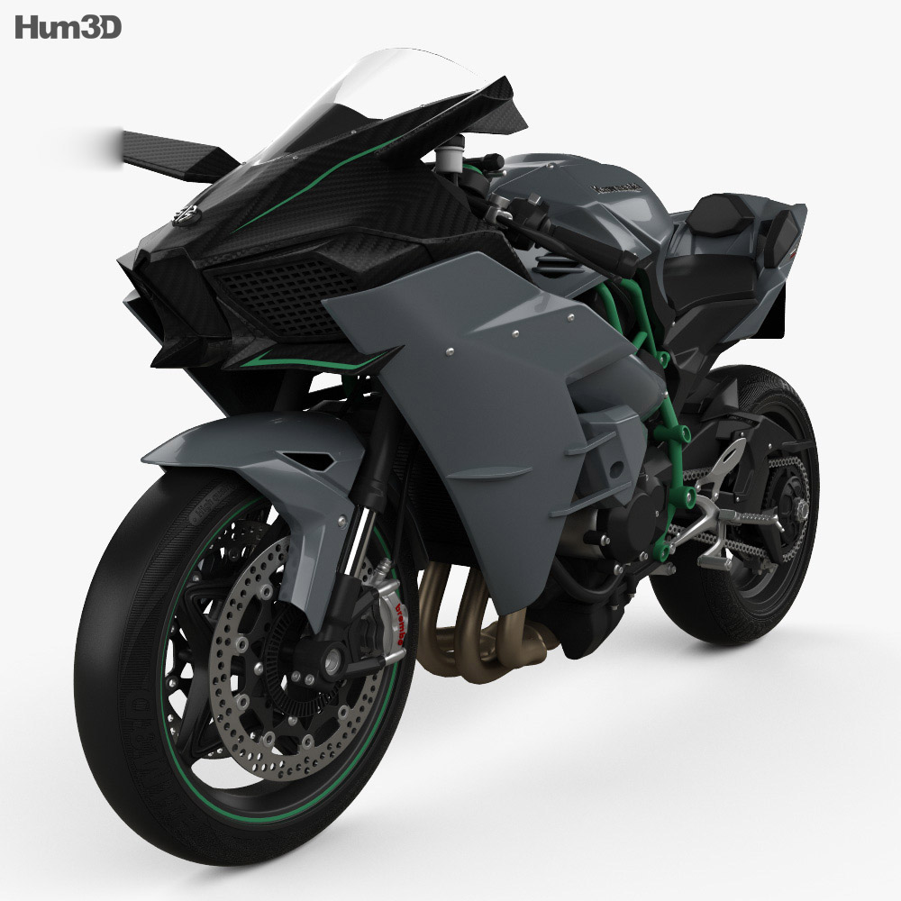 Kawasaki Ninja H2 R 2015 3Dモデル