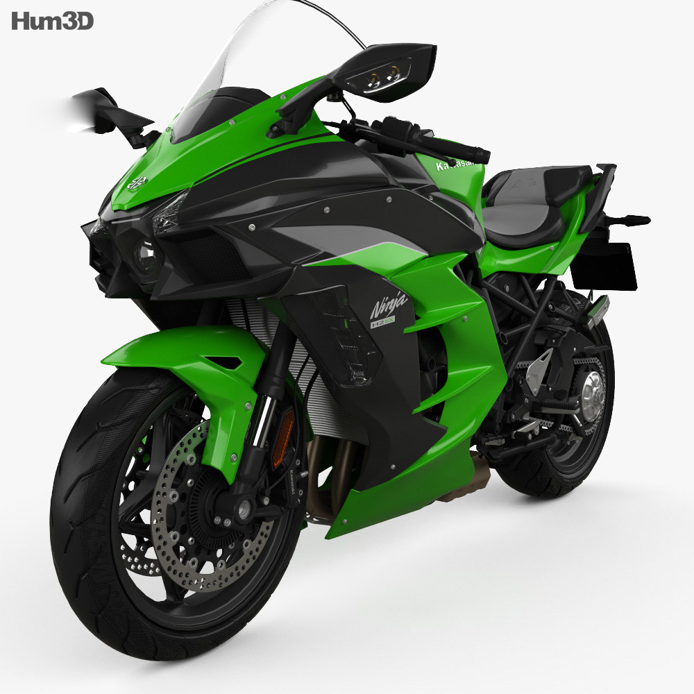 Kawasaki Ninja H2 SX 2018 Modèle 3d
