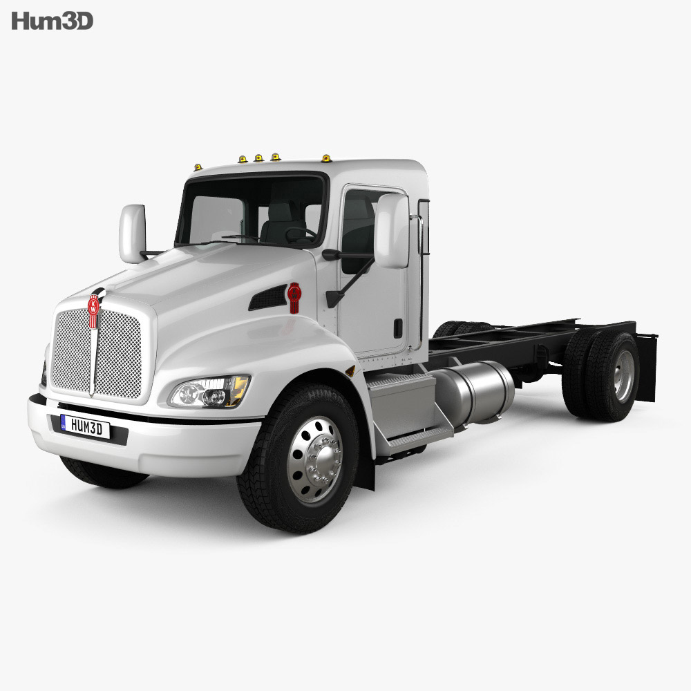 Kenworth T370 底盘驾驶室卡车 2018 3D模型