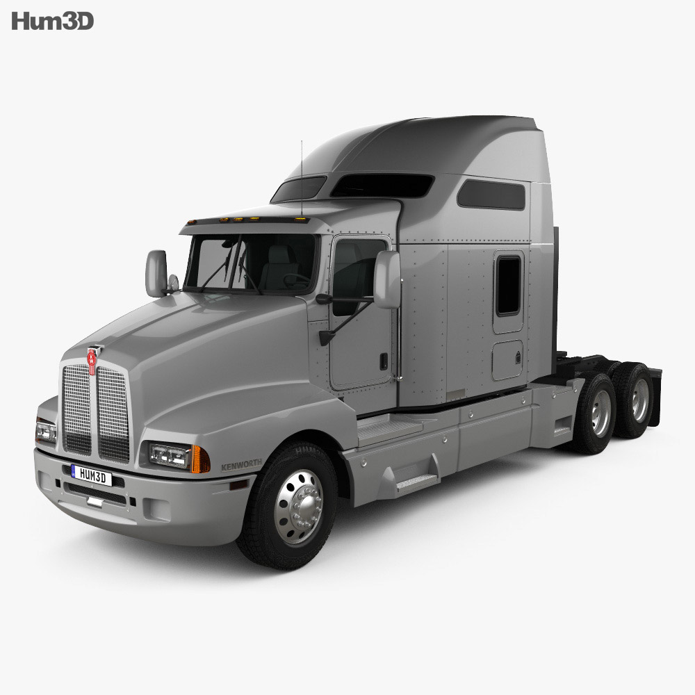 Kenworth T600 Camião Tractor 2014 Modelo 3d