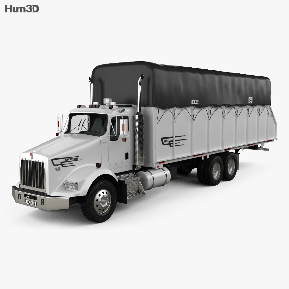 Kenworth T800 Cotton Truck 2016 3D модель