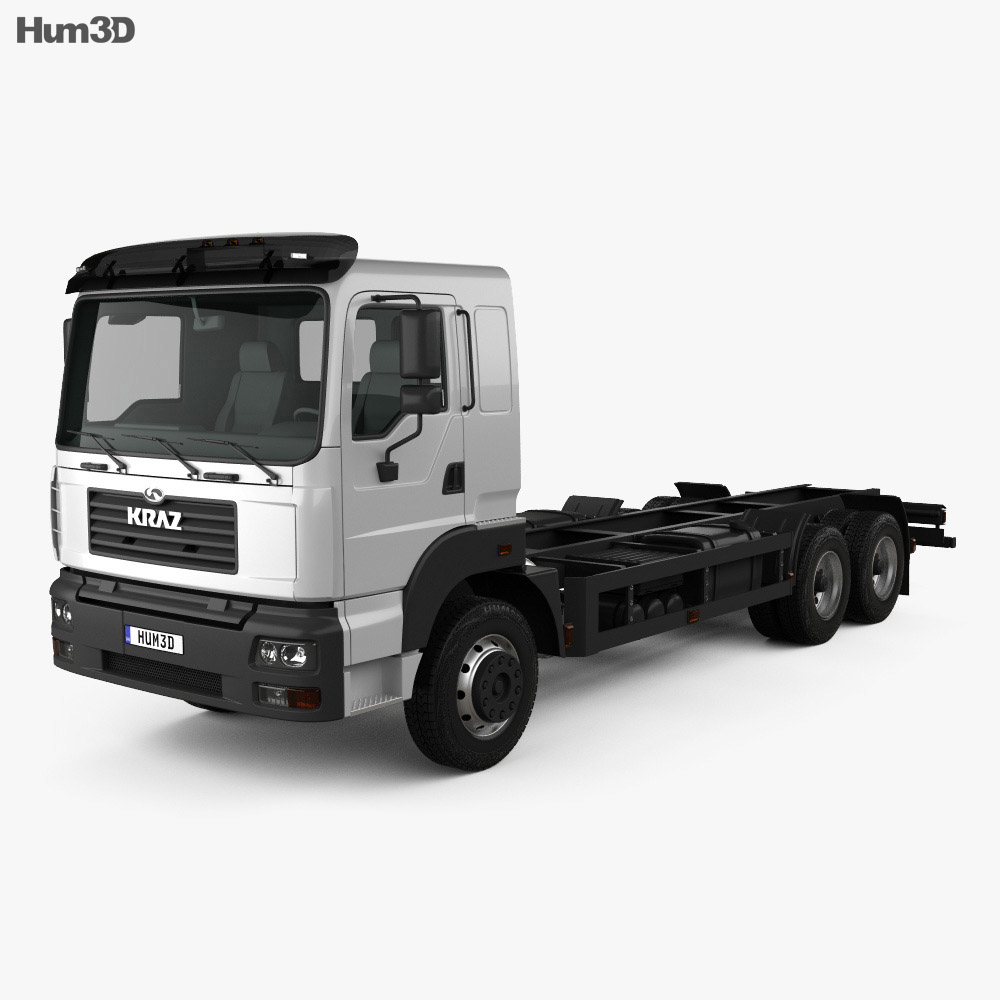 KrAZ 6511 底盘驾驶室卡车 2017 3D模型