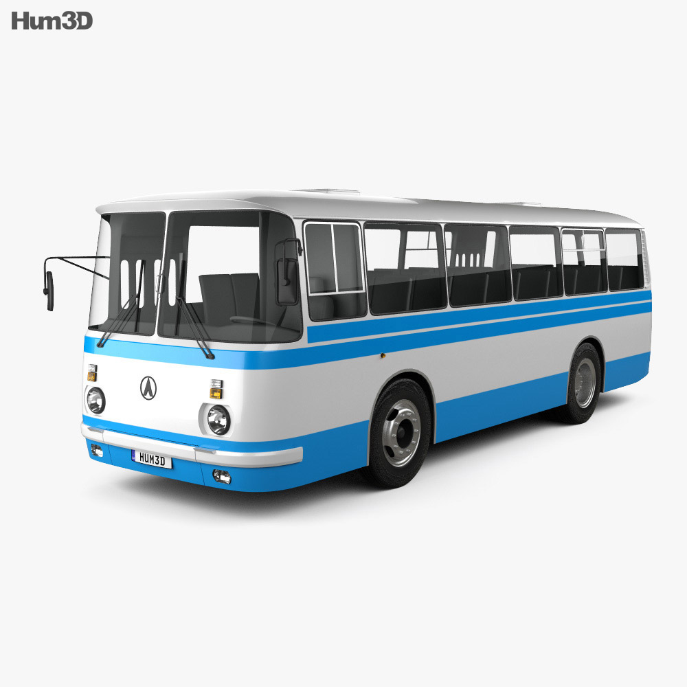 LAZ 695N Ônibus 1976 Modelo 3d