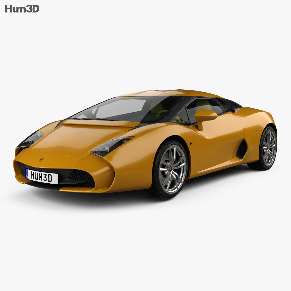 Lamborghini 5-95 Zagato 2014 3D 모델 