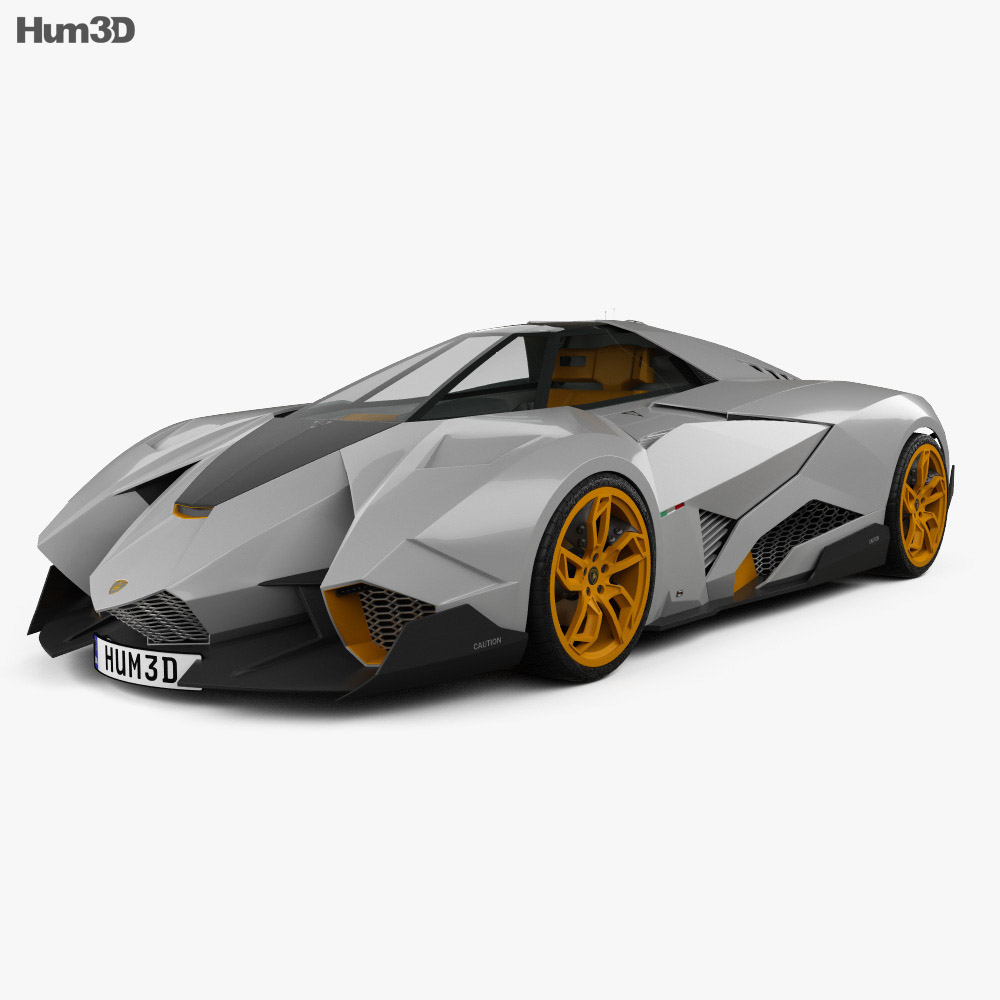 Lamborghini Egoista 2014 3D 모델 
