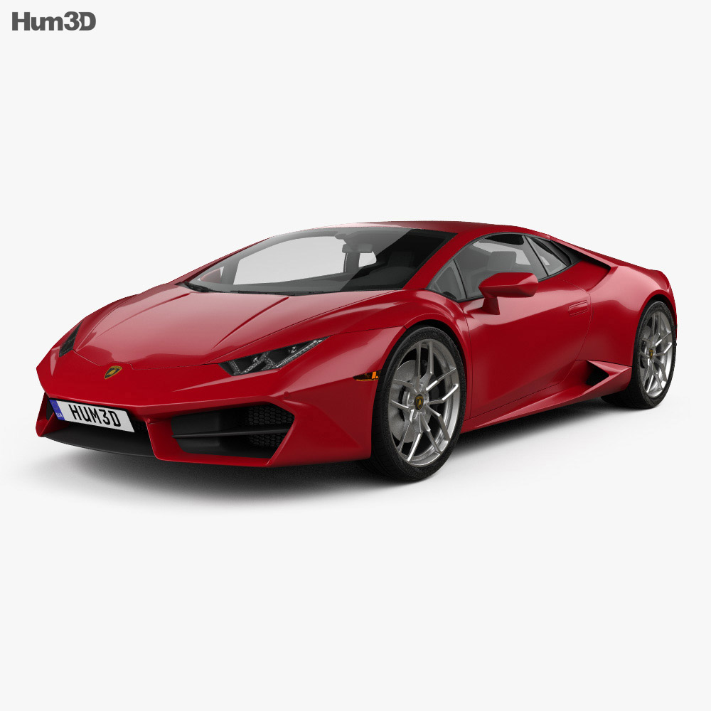 Lamborghini Huracan LP 580-2 2018 3Dモデル