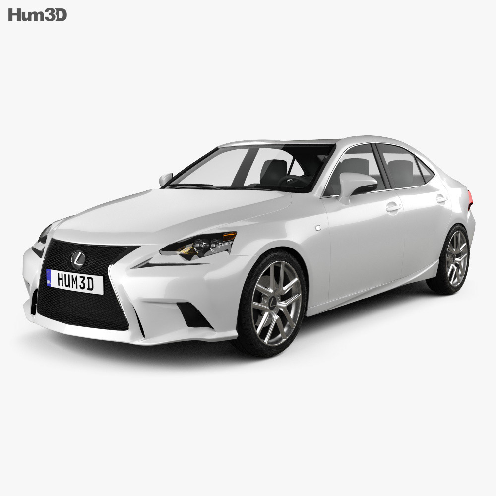 Lexus IS F Sport (XE30) 2016 3Dモデル
