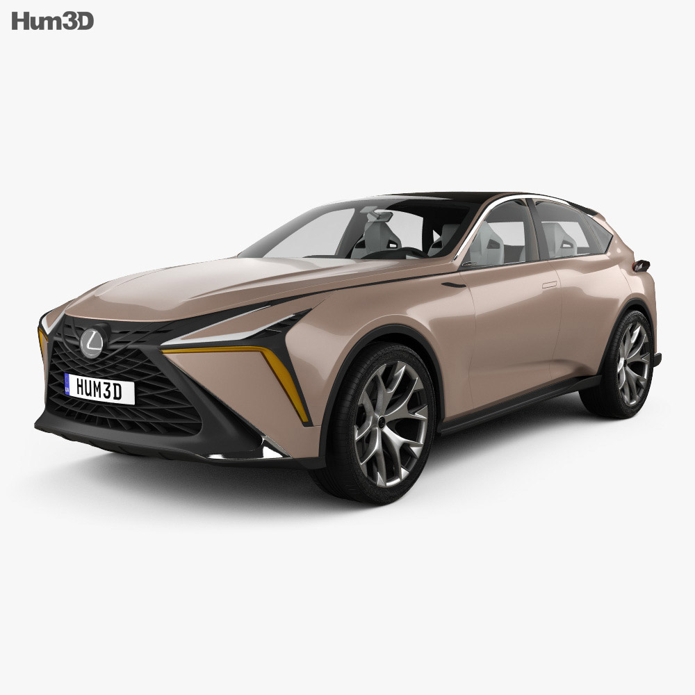 Lexus LF-1 Limitless with HQ interior 2018 3d model