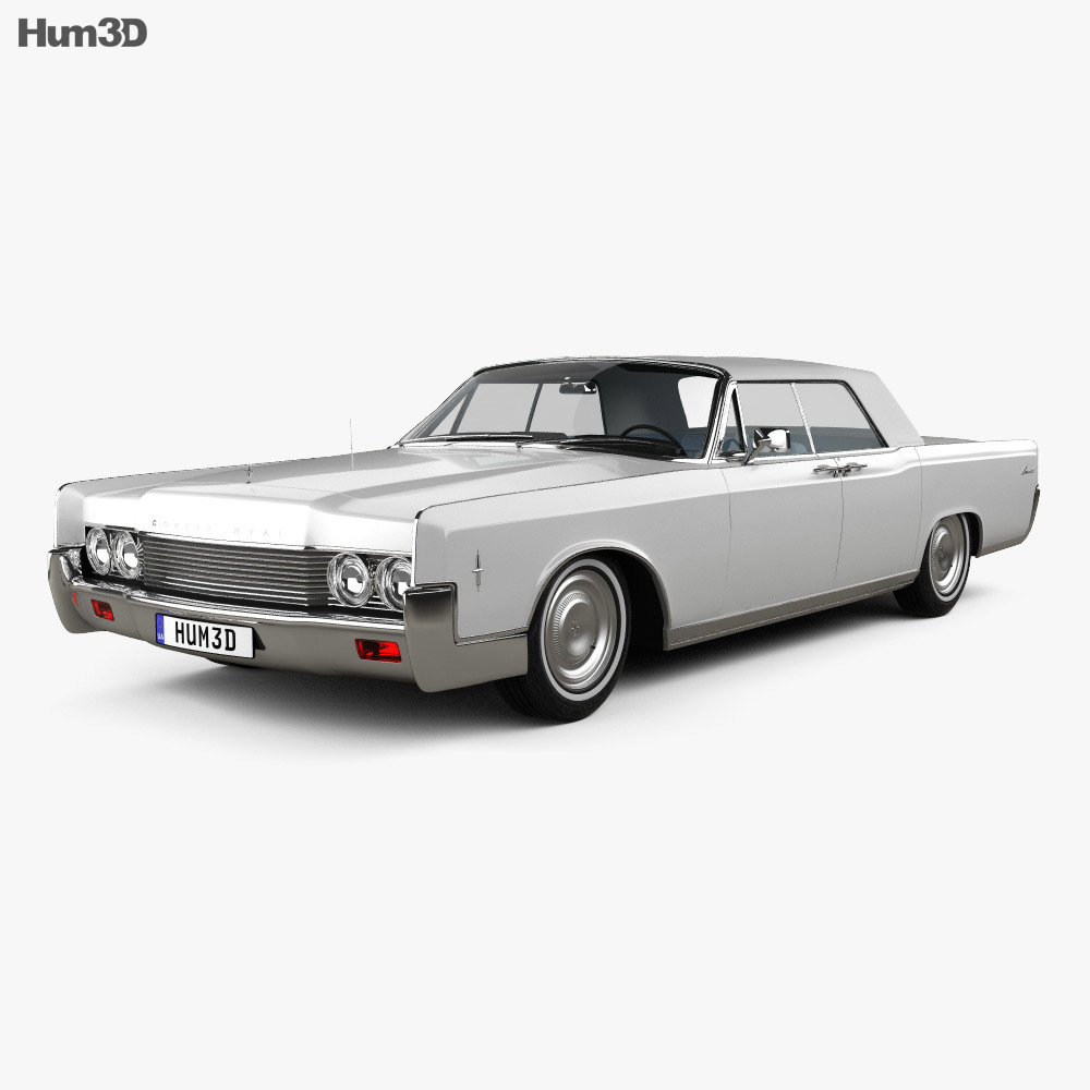 Lincoln Continental convertible 1968 3d model