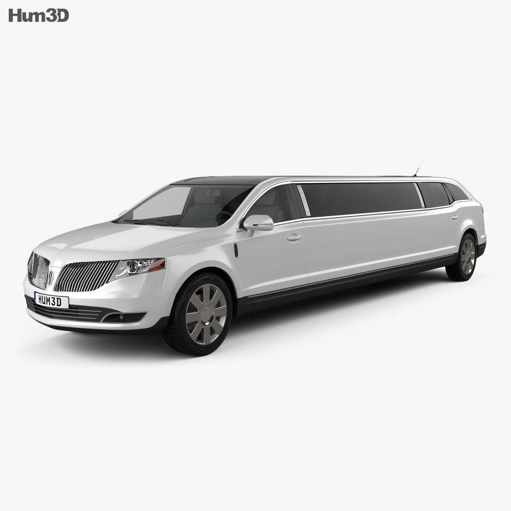 Lincoln MKT Royale 리무진 2014 3D 모델 