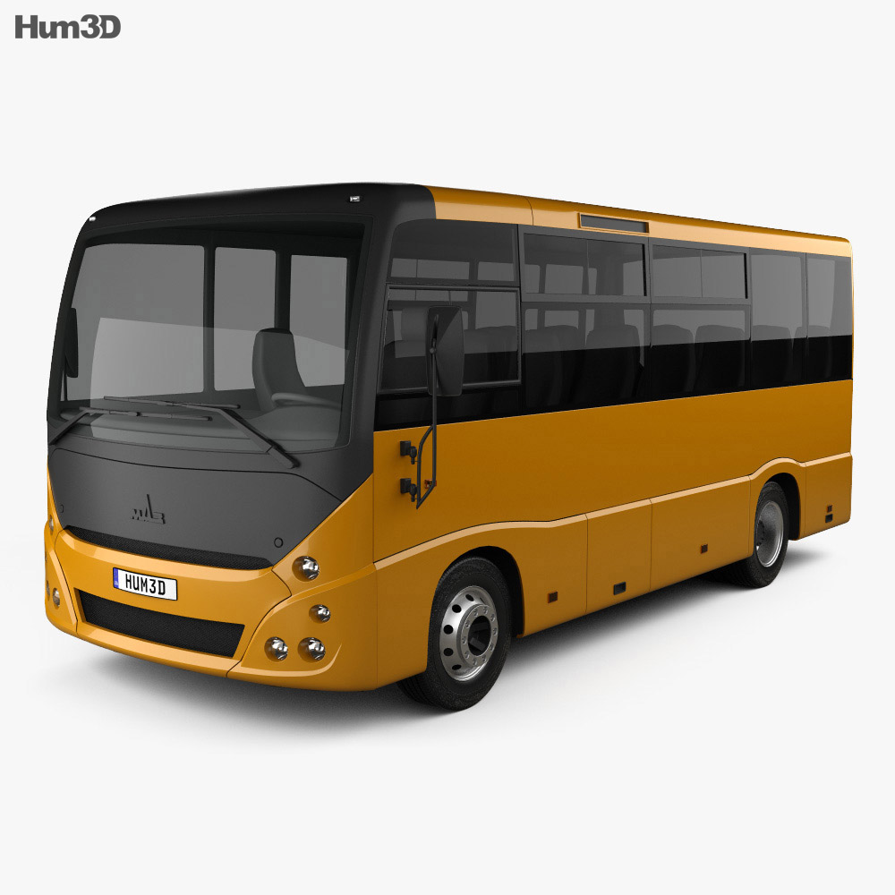 MAZ 241030 Автобус 2016 3D модель