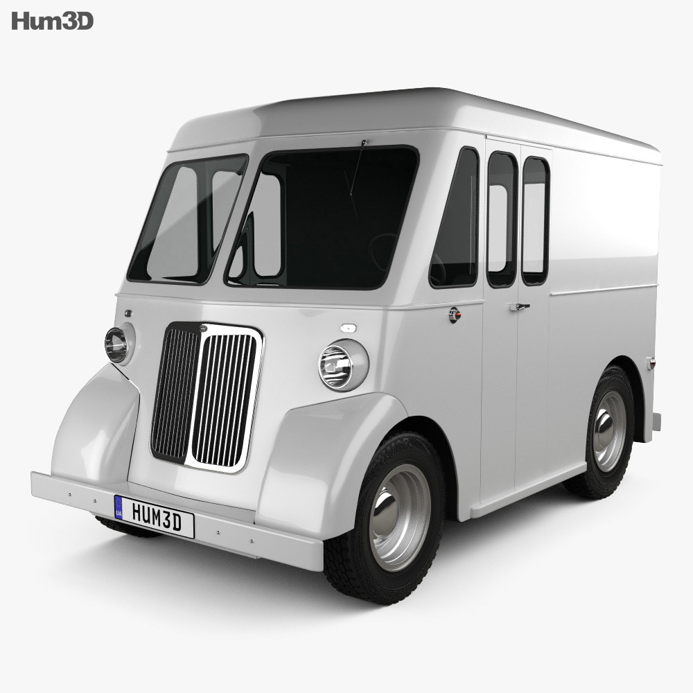 Marmon-Herrington Delivery Truck 1946 3d model