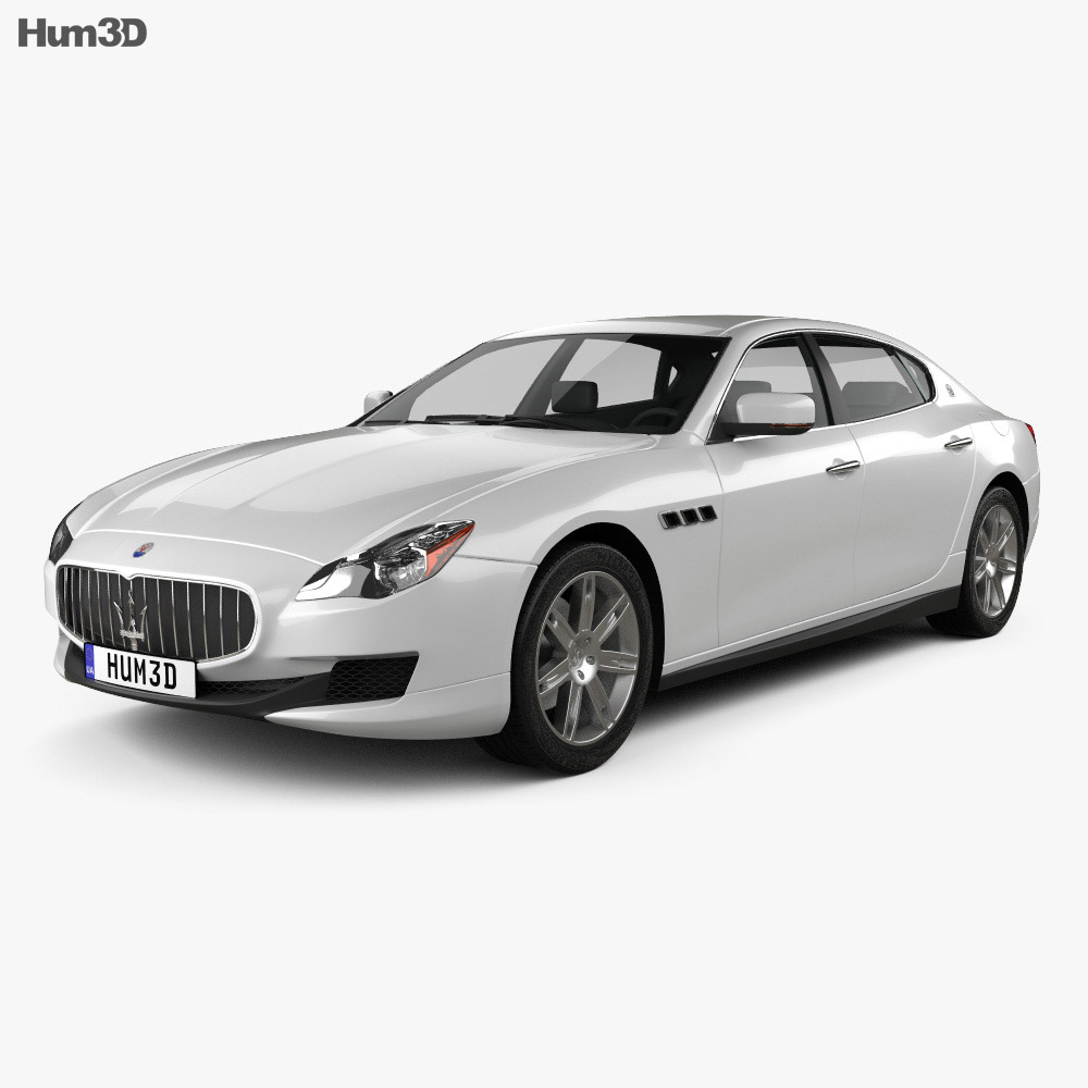 Maserati Quattroporte 2016 3D 모델 