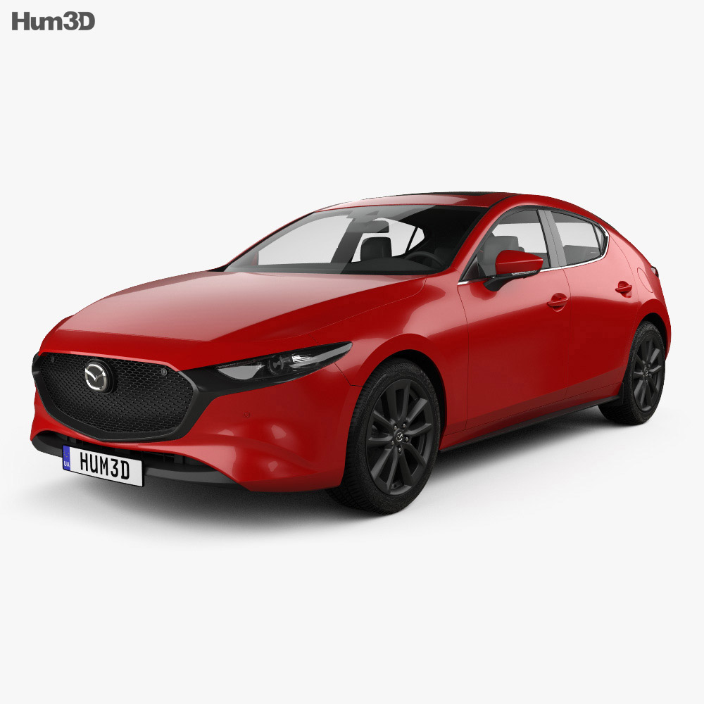 Mazda 3 掀背车 2023 3D模型