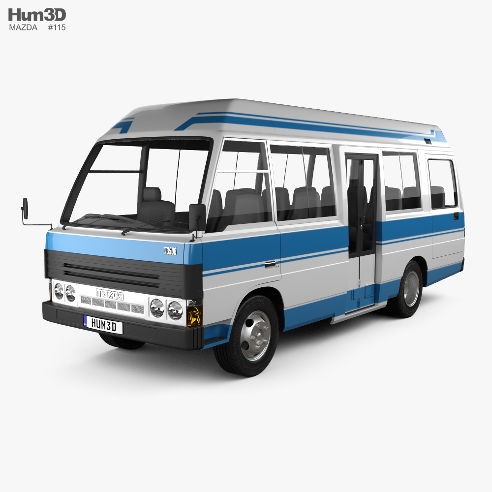 Mazda T3500 Mini Автобус 1996 3D модель