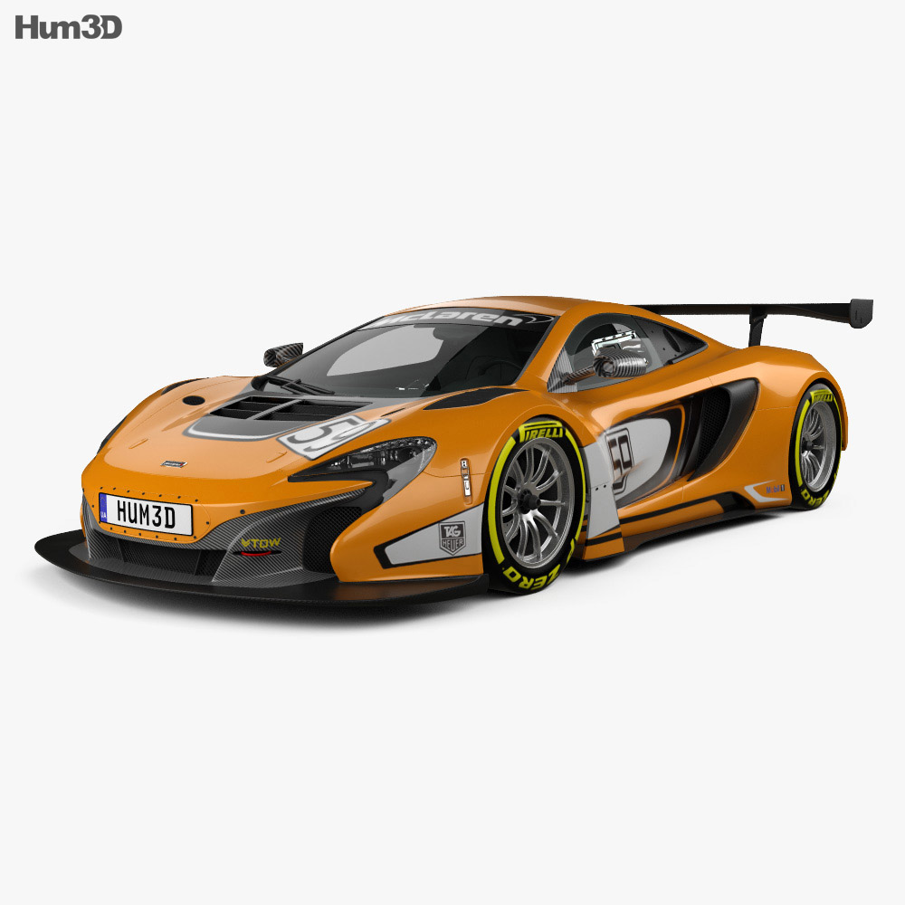 McLaren 650S GT3 2017 3D модель