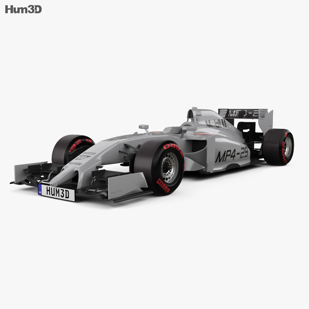 McLaren MP4-29 2014 3D模型