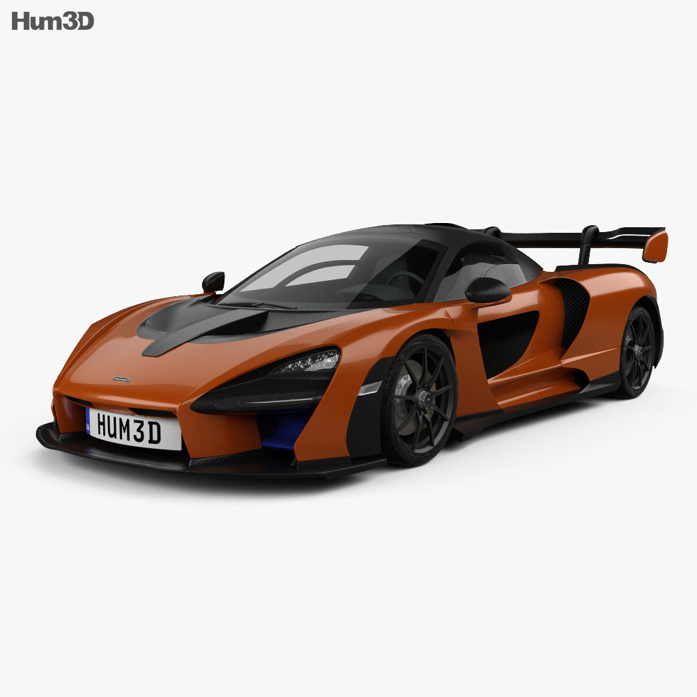 McLaren Senna 2020 3D модель