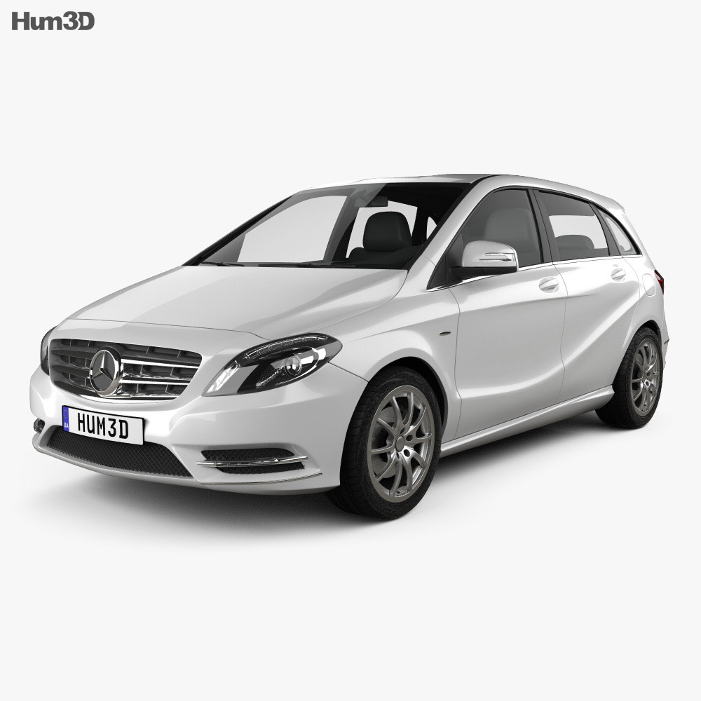 Mercedes-Benz B 클래스 2014 3D 모델 