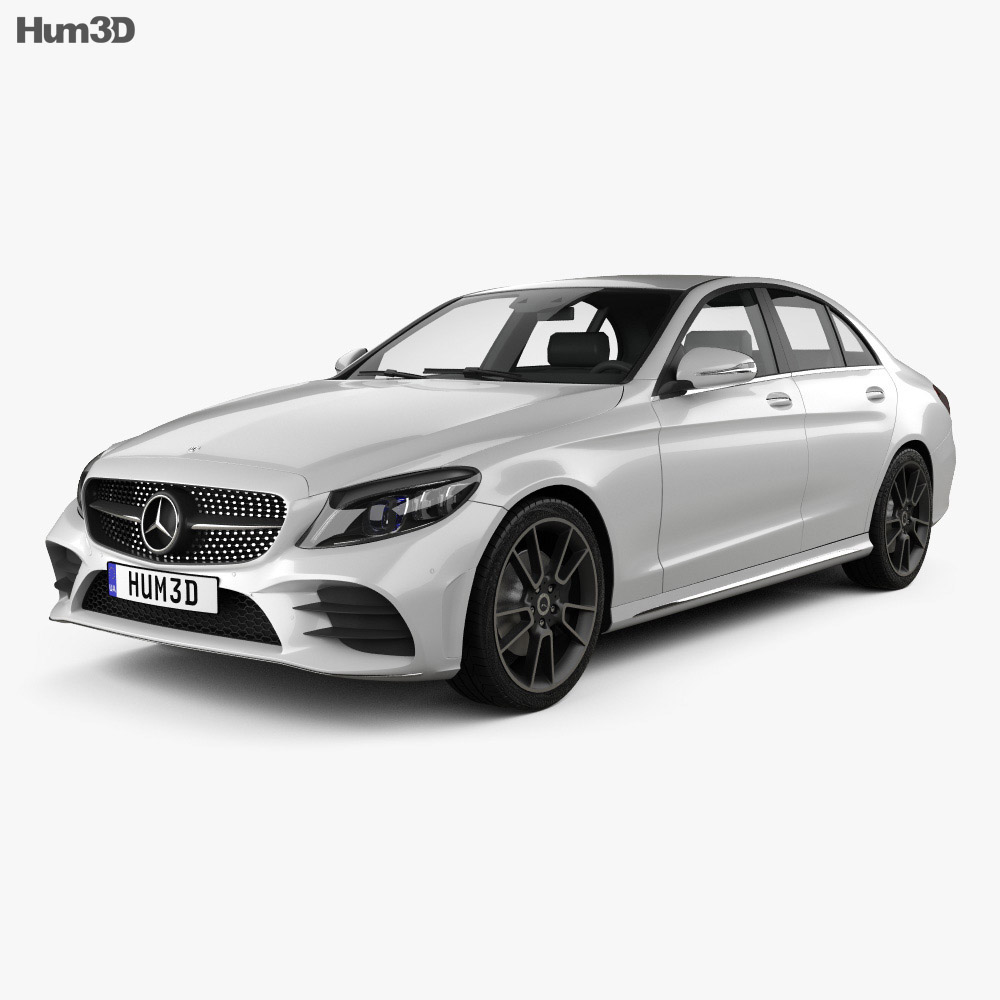 Mercedes-Benz C 클래스 AMG-line 세단 2021 3D 모델 
