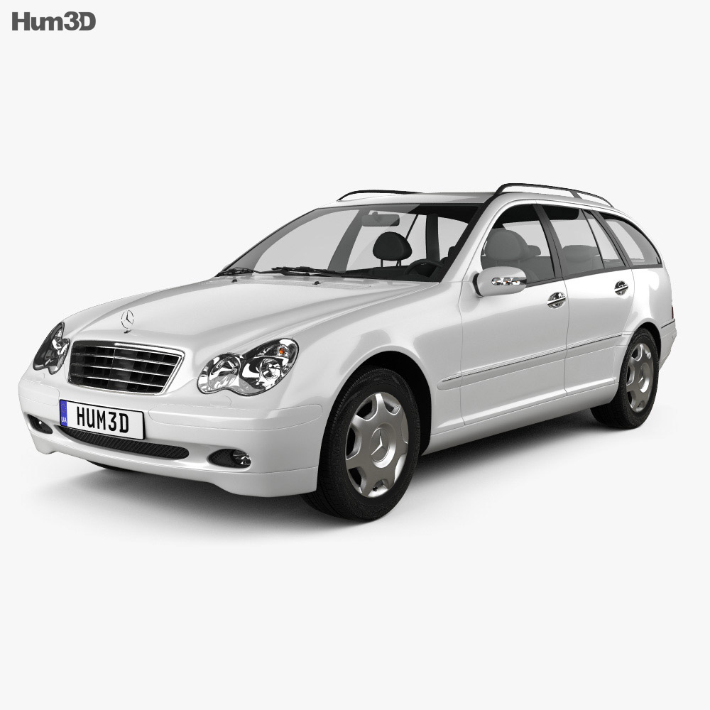 Mercedes-Benz Clase C (W203) estate 2007 Modelo 3D - Descargar