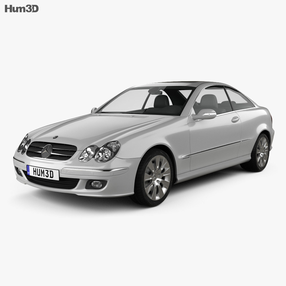 Mercedes-Benz CLKクラス (C209) クーペ 2008 3Dモデル