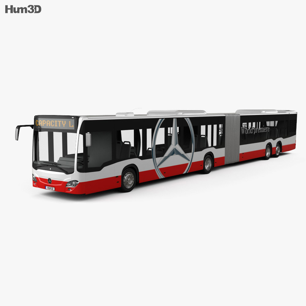Mercedes-Benz CapaCity L чотиридверний Автобус 2014 3D модель