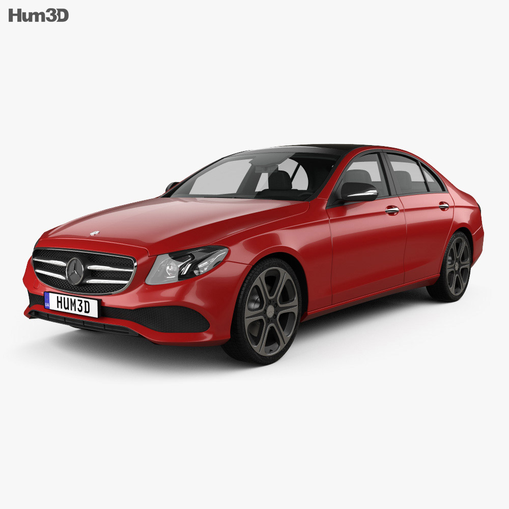 Mercedes-Benz E级 (W213) Avantgarde Line 2019 3D模型