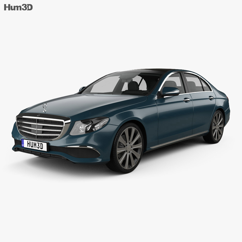 Mercedes-Benz E-Klasse (W213) Exclusive Line 2019 3D-Modell - Herunterladen  Fahrzeuge on